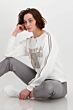 Monari Sweatshirt Neopreen Offwhite 