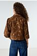 Tramontana Velvet Jacquard Jacket Cinnamon