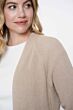 Geisha Uni Gebreid Vest Sand 
