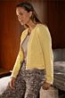 Studio Anneloes Xana Tweed Cardigan Butter Yellow