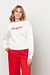 Woman And Co Amore Trui Offwhite Red 
