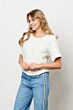 Woman And Co Suzy Fower Top Offwhite