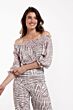 Studio Anneloes Alicia Voile Smoq Top Taupe.