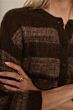Studio Anneloes Bibi ssl Stripe Cardigan Chestnut