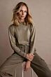 Summum Woman T-Shirt Metallic Coated Jersey 