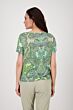 Monari T-Shirt Bamboo Pattern Gemustert