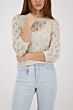 Monari Pullover Opengebreid Champagne Beige 