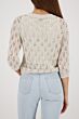Monari Pullover Opengebreid Champagne Beige 