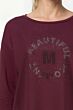 Monari Sweatshirt Dark Bordeaux