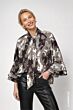 Monari Blouse Black Pattern