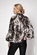 Monari Blouse Black Pattern