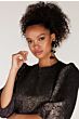 Jansen Amsterdam Poppy Dress Rose Metallic