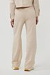 Esqualo Trousers Wide Jacquard Sand 