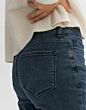 Opus Elma Blue Black Jeans Deep Blue Black