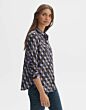 Opus Falkine Splendid Blouse Coal Blue 