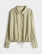 Opus Fayra Blouse Soft Matcha