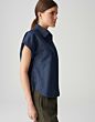 Opus Folmes Blouse Mid Oxford Blue