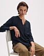 Opus Forano Blouse Coal Blue