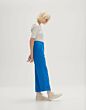 Opus Stoffen broek Maikito City Blue Up 