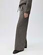 Opus Melane Herringbone Broek Warm Greige 