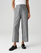 Opus Mileni Crinkle Two-Tone Broek Coal Blue