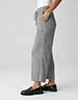 Opus Mileni Crinkle Two-Tone Broek Coal Blue