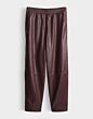 Opus Myha Edgy Broek Dark Grape 