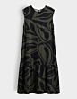 Opus Wicyla Lush Jurk Black 