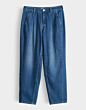 Opus Lolah Comfy Jeans Mid Slouchy Blue