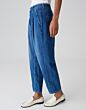 Opus Lolah Comfy Jeans Mid Slouchy Blue