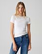 Opus Samuna Scallop Top White 