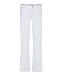 Cambio Paris Flared Jeans Classy White & Fringed 