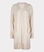 Esqualo Cardigan High Ribbing Light Sand