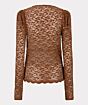 Esqualo Top Lace Brandy 