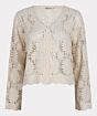 Esqualo Cardigan Crochet Natural