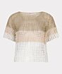 Esqualo Sweater Cropped Striped Multicolor
