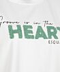 Esqualo T-shirt Cavair Print ''Heart''