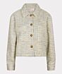 Esqualo Jacket Tweed Fancy Button
