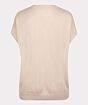 Esqualo Sweater Batwing V-Neck Lurex Ivory