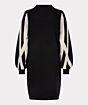 Esqualo Dress Intarsia Ivory/Black