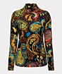 Esqualo Top Smock Untamed Part Print 