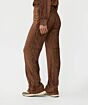 Esqualo Trousers Crinkled Velvet Brandy 