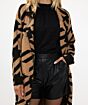 Esqualo Cardigan Jacquard Black/Brandy