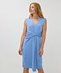 Esqualo Dress Waist Detail Blue 