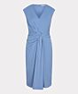 Esqualo Dress Waist Detail Blue 