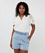 Esqualo Blouss Allover Embriodery Offwhite 