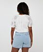 Esqualo Blouss Allover Embriodery Offwhite 