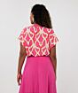 Esqualo Top Beads Disco Sparkle Print  
