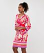 Esqualo Dress Beads Disco Hit Print 