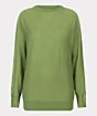 Esqualo Sweater Sleeve Studs Forest Green